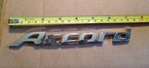 Used in great condition oem rear "accord" emblem for 2013 honda accord models