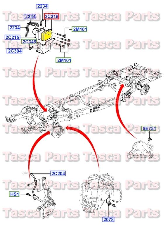 New oem abs control module 2001-2 ford explorer sport trac & explorer sport