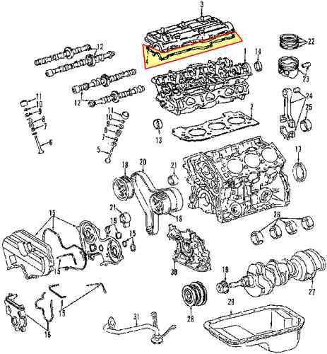 Toyota 1121362020 genuine oem factory original valve cover gasket