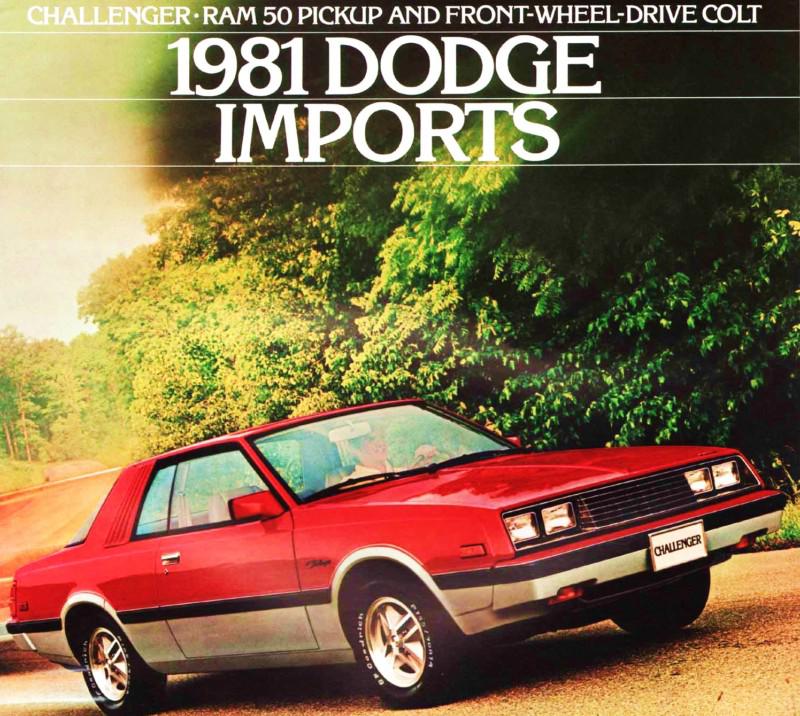 1981 dodge imports brochure -colt-challenger-ram 50 pickup-dodge