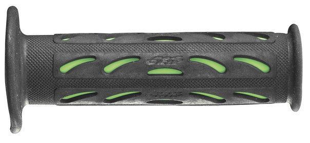 Pro grip dual density road grips model 724 black green