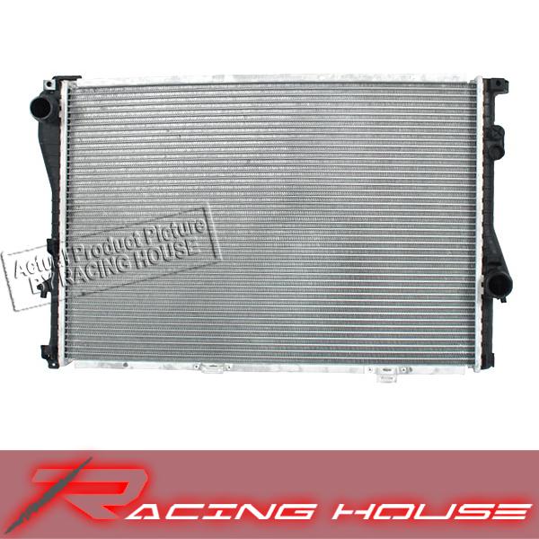 01-03 bmw 5-series 3.0l l6 525i/530i aluminum core/plastic tank cooling radiator