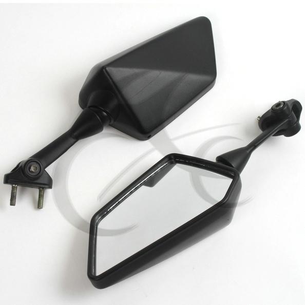 Left right side black rear mirrors fit for kawasaki ninja 250r ex250 2008-2013 