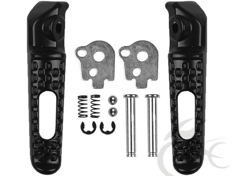 Rear passenger footrest foot pegs for honda cbr600rr cbr 600rr 03-14 pair black