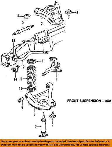 Gm oem 88986629 front shock absorber/shock absorber