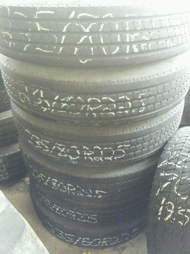 6 235/80/22.5 michelin xrv tires 235/80r22.5 235 80 22.5 rv 