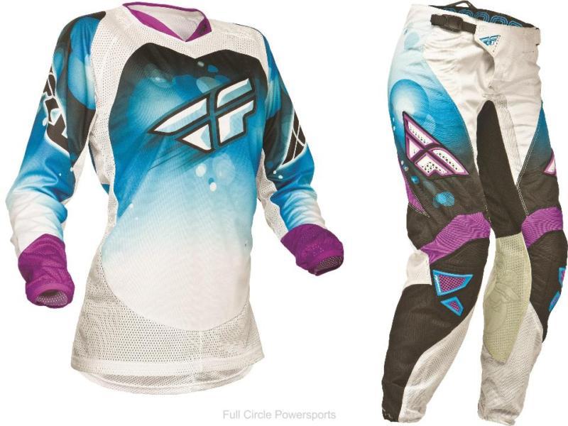 Fly racing kinetic ladies pants & jersey adult & youth sizes mx/atv/bmx 2014