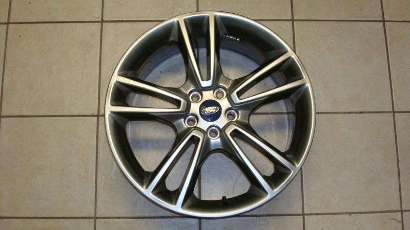 2013-14 ford fusion 19" dark stainless painted h spoke aluminum rim oem