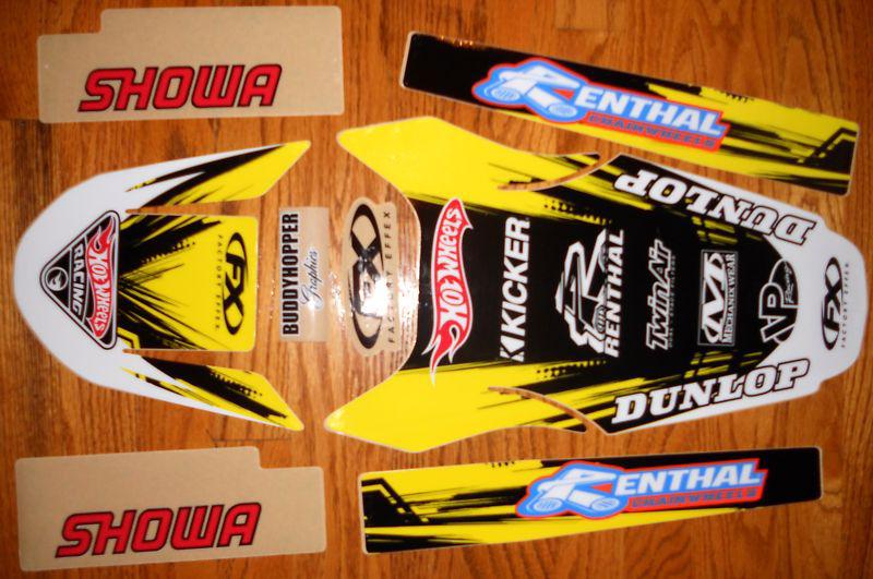 Factory effex suzuki rmz250 fender trim graphics decals kit rmz 250 (07-09)