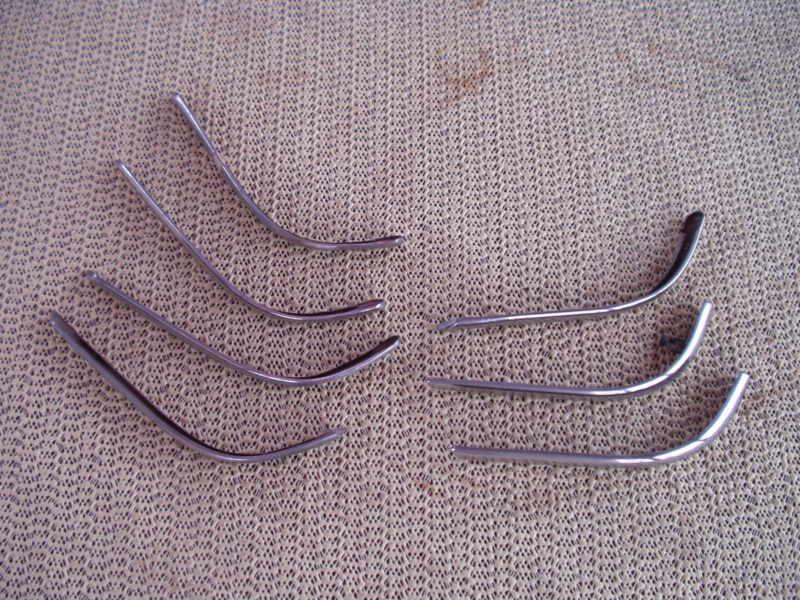 1940s-50s  harley davidson sergeant stripes trim parts   knuckle    pan head  