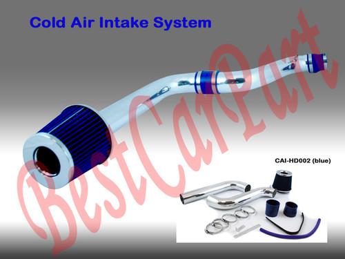 Bcp blue 90-93 accord dx/lx/ex 2.2l l4 cold air intake induction kit + filter