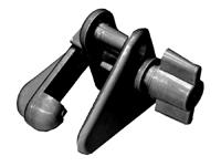 New th t-h marine gray gate latch for pontoon boat rail