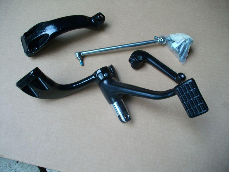  harley davidson sportster black brake & shifter & foot mounts