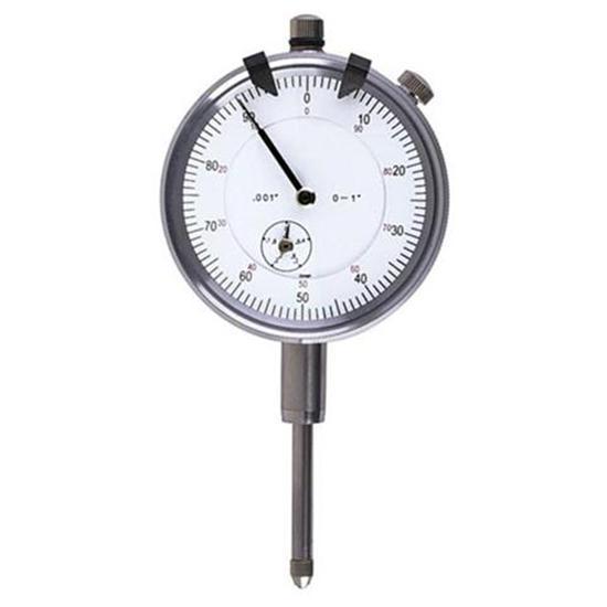 New dial indicator, 2-3/8" diameter face, with brackets