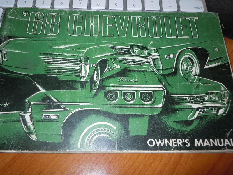 1968  chevy  owener manual