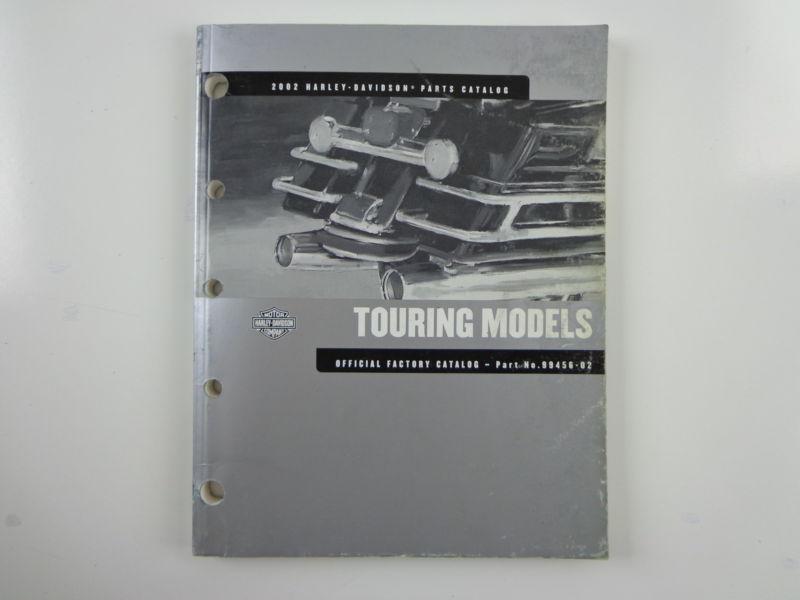 Harley davidson 2002 touring models parts catalog 99456-02