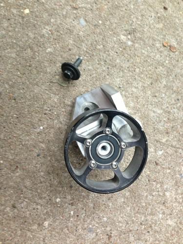 2003 2004 ford mustang cobra auxiliary metco billetflow idler pulley and bracket