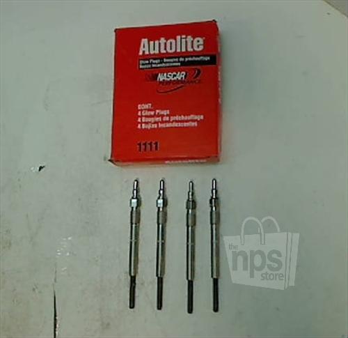 Lot of 4 autolite 1111 automotive glow plugs 10mm