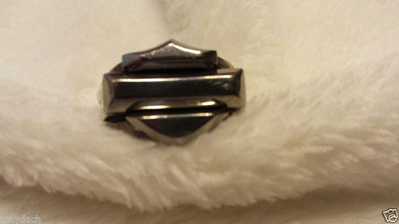 Harley davidson man's bar/shield ring