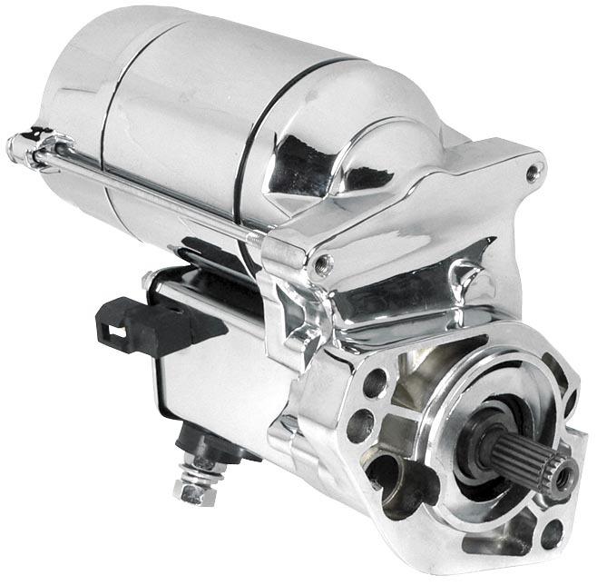 Twin power 1.8kw starter motor - chrome  shd0014-c