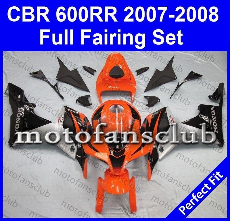 Fit honda cbr600rr 07 08 cbr 600 rr 2007 2008 fairing kit bodywork #28 b