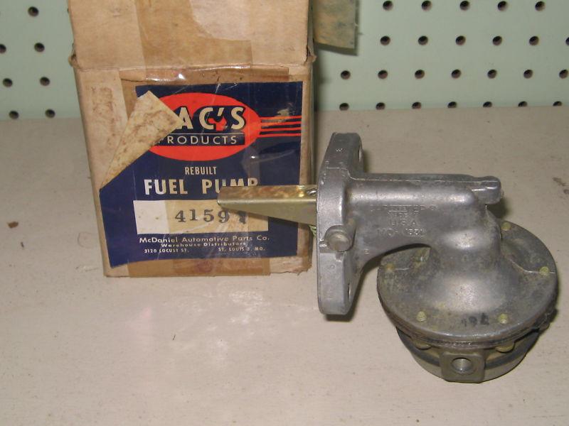 Rebuilt carter  fuel pump #  41591 1982-84 camaro  firebird v6