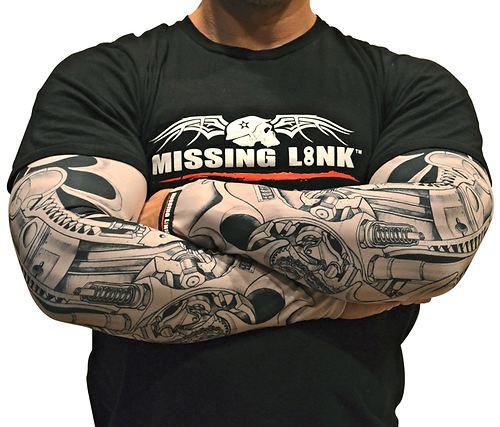 Missing link armpro biomechanical me wicking compression sleeve - protect tattoo