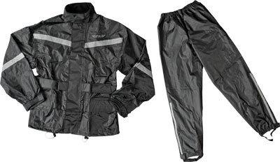 Fly 2-pc rain suit black x 478-8010-4   5692