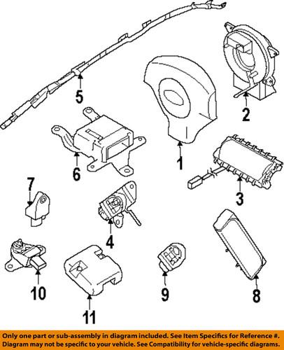 Subaru oem 98235ag070 air bag-side impact sens