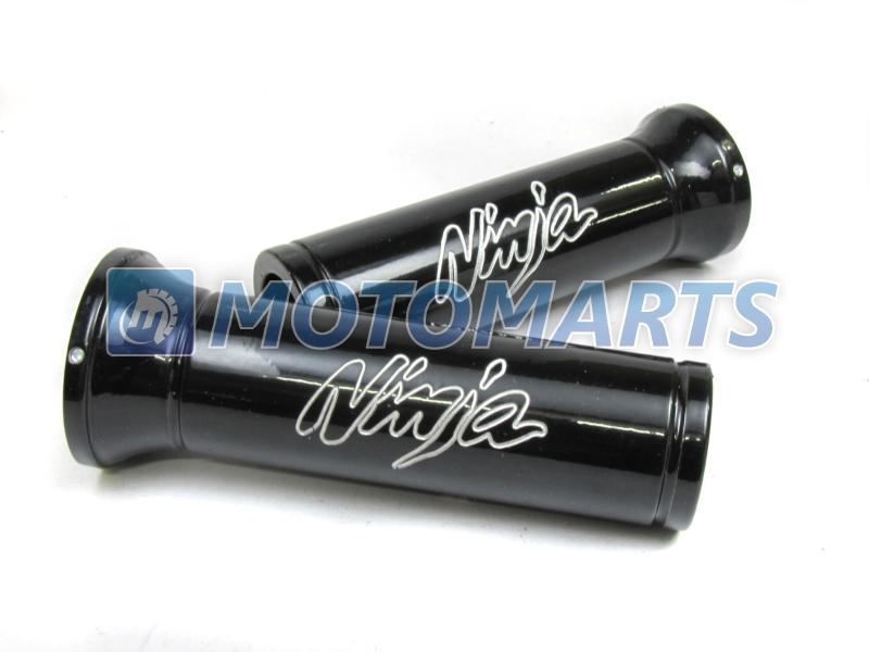 7/8" 22mm black handlebar hand grips for kawasaki zx 6r 636 9r 10r 12r ninja