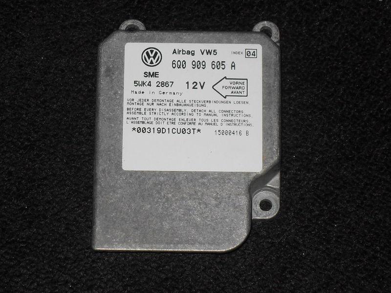  jetta vw volkswagen 99 00 01-up airbag srs control module #: 6q0 909 605 a oem