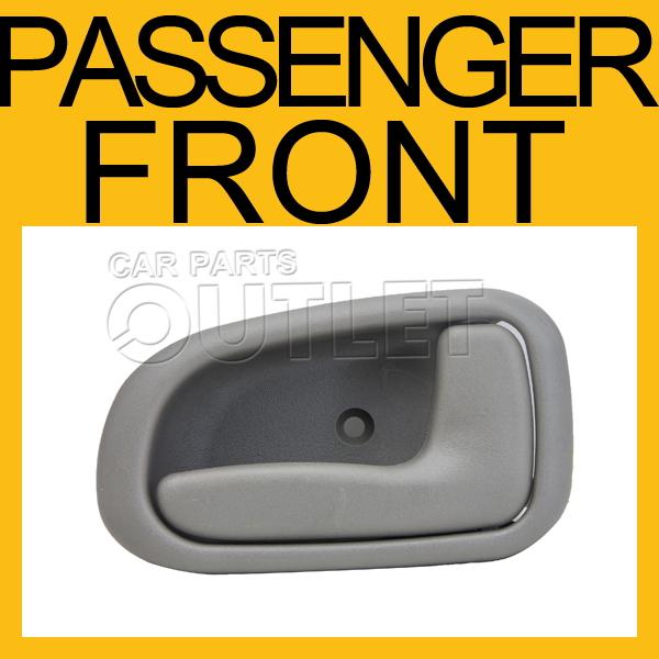 1993 1994-1997 toyota corolla inside door handle interior textured gray front rh