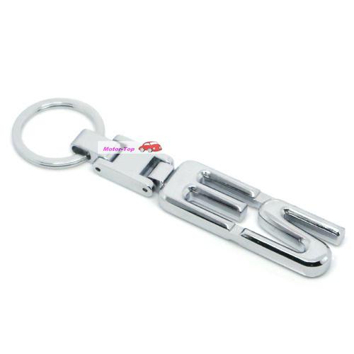 Metal pendant keychain key chain ring chrome for es es250 es300 es300h es350 car