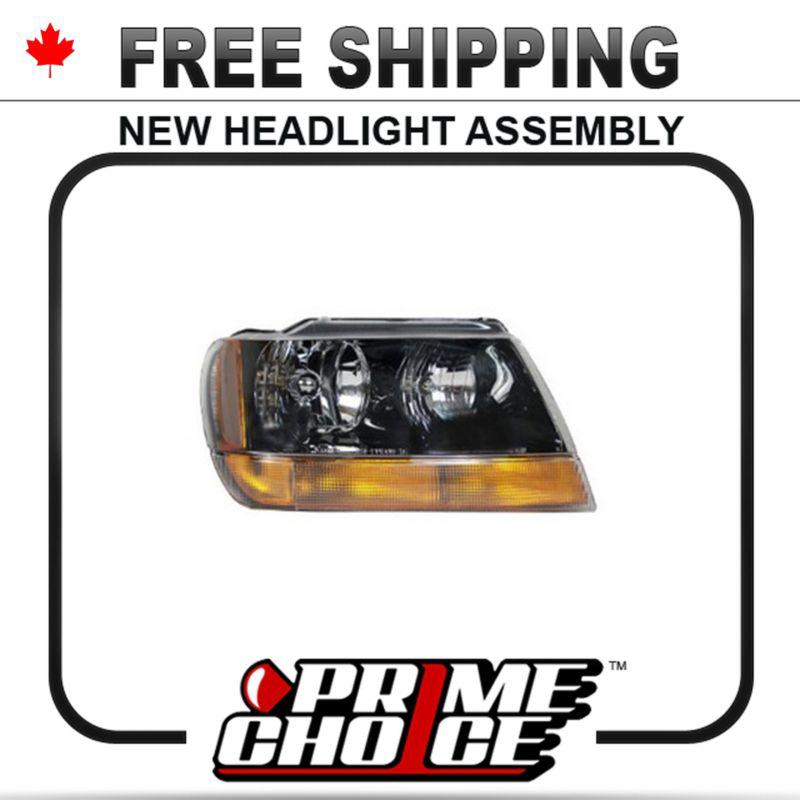 Prime choice new right passenger side headlamp headlight assembly replacement rh