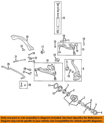 Toyota oem 4861060030 control arm/suspension control arm