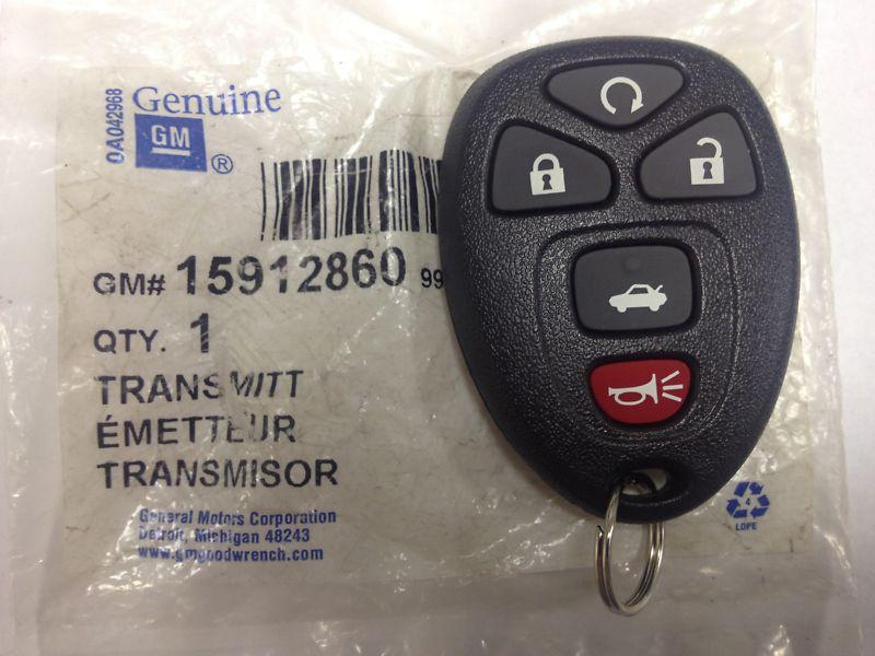 Brand new in bag gm oem remote keyless entry transmitter 15912860 