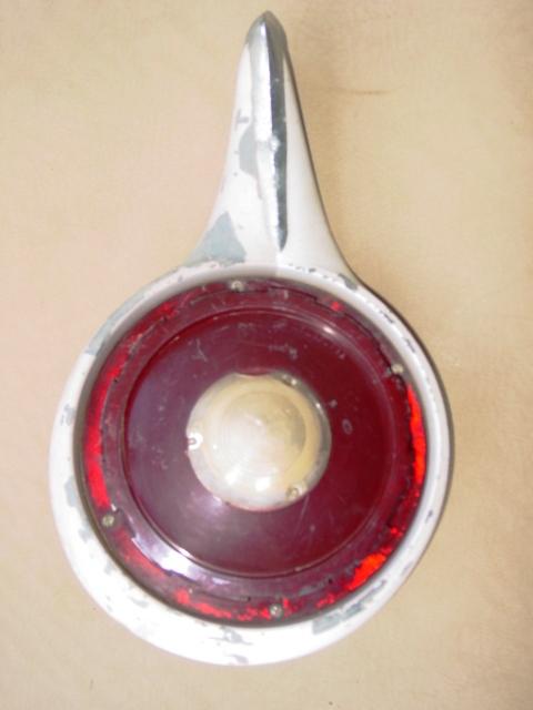 57 1957 ford fomoco left tail light housing lens part # frst-57a