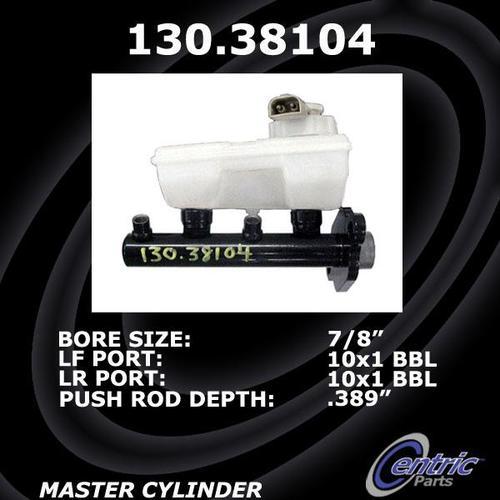 Centric 130.38104 brake master cylinder-premium master cylinder