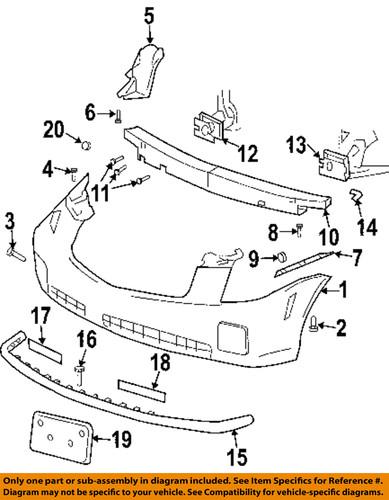 Cadillac gm oem 10387369 front bumper-liner extension