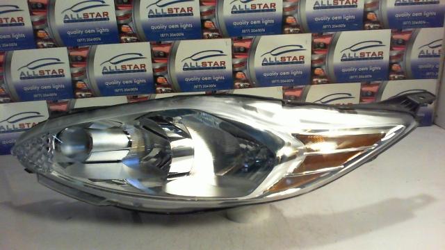 Ford fiesta headlight 2011 2012 2013 oem left side reconditioned nice complete