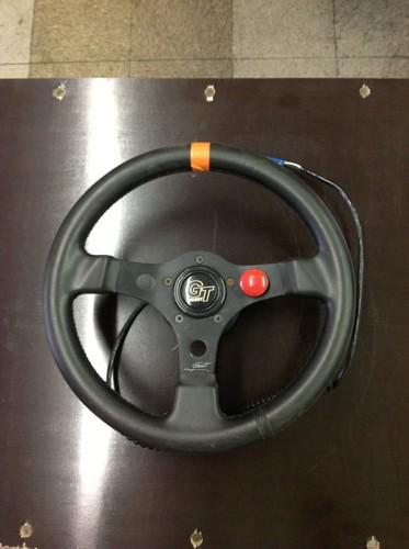 Grant gt drag racing steering wheel w/quick disconnect  and electric button