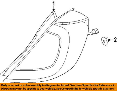 Ford oem da5z13404d tail lamp