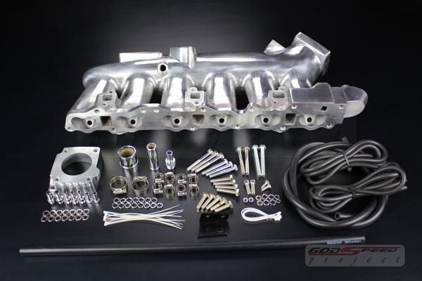 Rb25 rb25det gts r32 r33 performance big intake turbo manifold polished