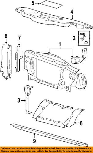 Ford oem 6l3z16138aa radiator support