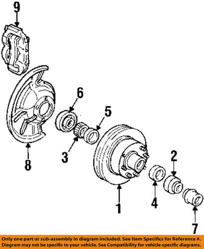 Ford oem c8tz1131c brake-grease cap