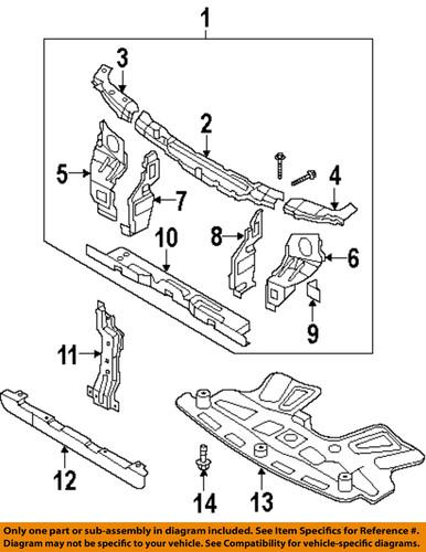 Kia oem 0k52y 53150a radiator misc