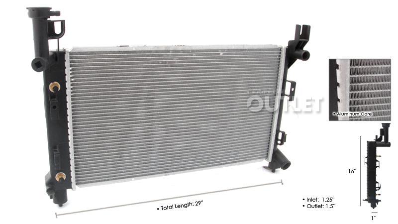 1993 1994 1995 caravan voyager auto 3.0 radiator grand 6cyl 93-95 grand new at