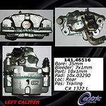 Centric parts 141.46516 rear left rebuilt caliper with hardware