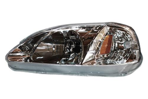 Tyc 20-5662-01 - 1999 honda civic left replacement headlight assembly