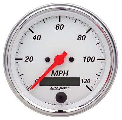 Auto meter arctic white speedometer 1379